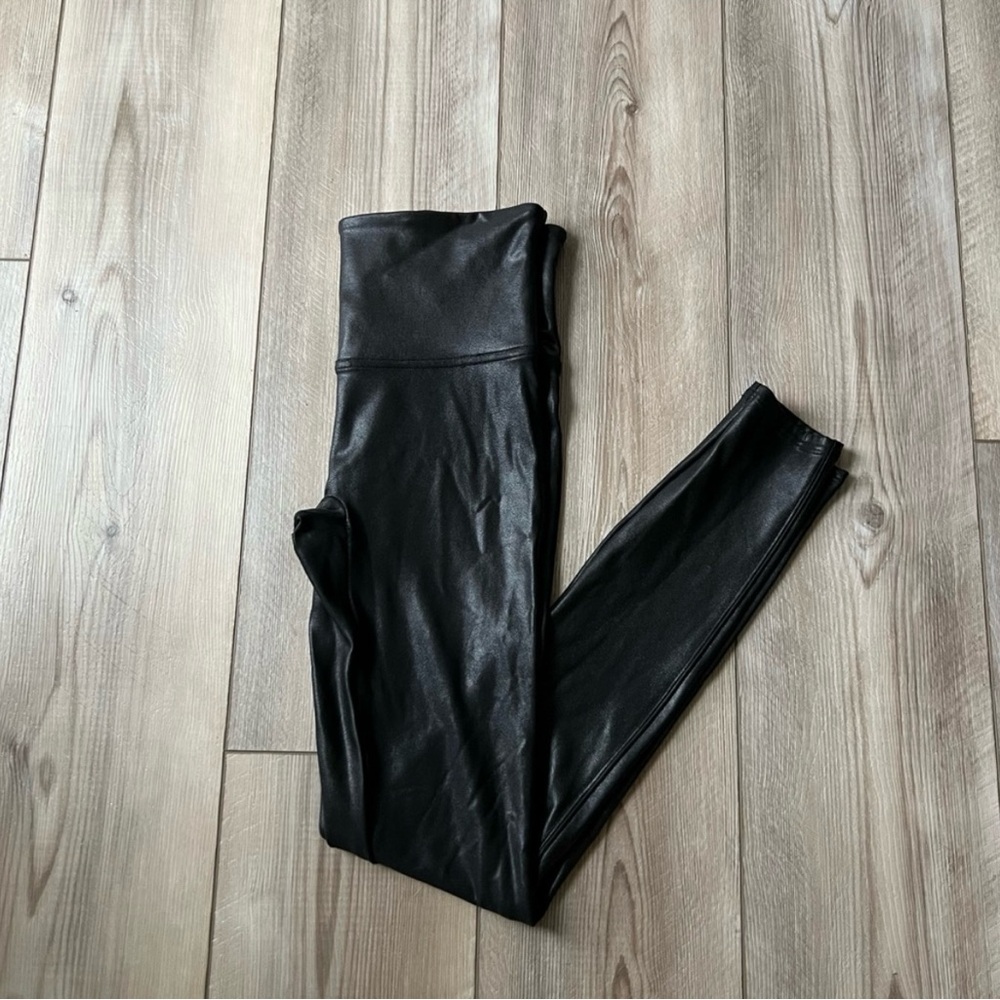 SPANX Faux Leather Leggings